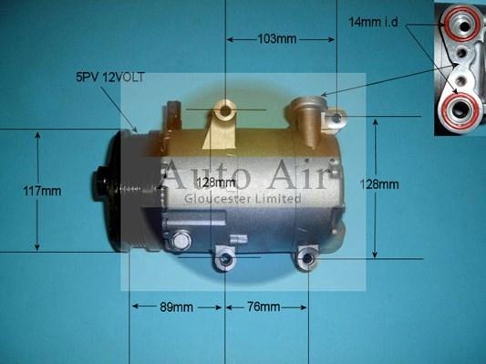 Auto Air Gloucester 14-0082P - Compressore, Climatizzatore autozon.pro