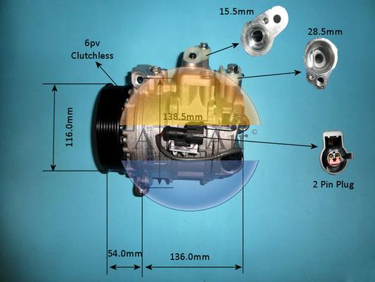 Auto Air Gloucester 14-0039p - Compressore, Climatizzatore autozon.pro