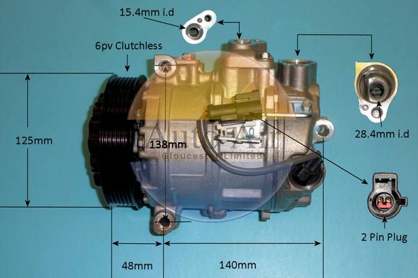 Auto Air Gloucester 14-0039R - Compressore, Climatizzatore autozon.pro