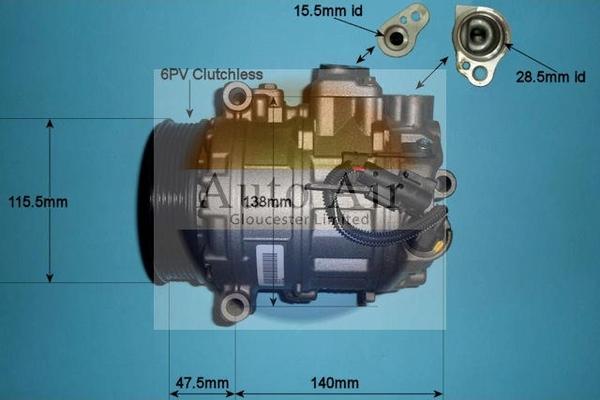 Auto Air Gloucester 14-0039R - Compressore, Climatizzatore autozon.pro