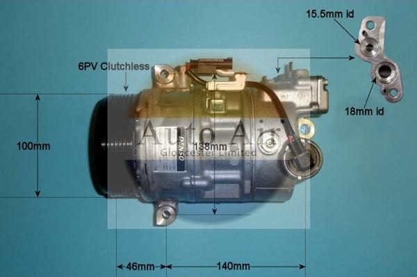 Auto Air Gloucester 14-0029 - Compressore, Climatizzatore autozon.pro