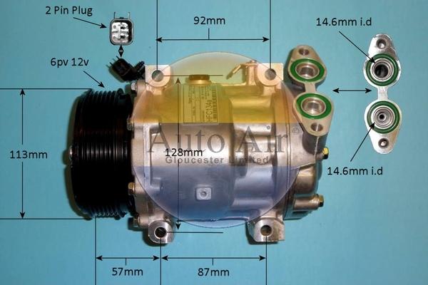 Auto Air Gloucester 14-0073p - Compressore, Climatizzatore autozon.pro