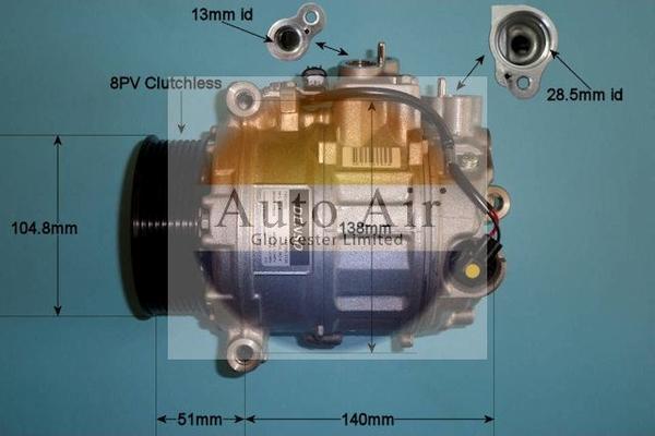 Auto Air Gloucester 14-0197 - Compressore, Climatizzatore autozon.pro