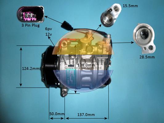 Auto Air Gloucester 14-0133 - Compressore, Climatizzatore autozon.pro