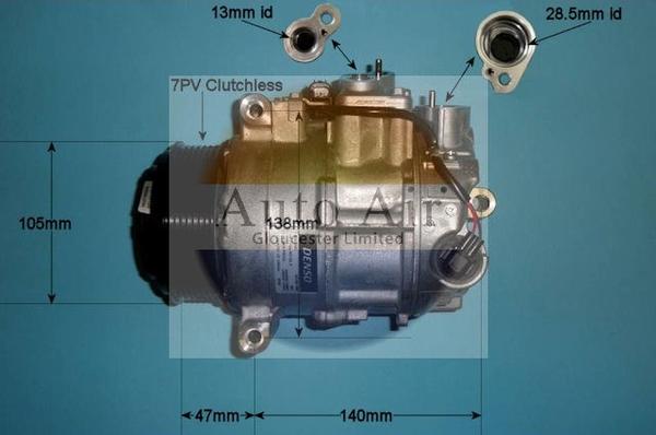 Auto Air Gloucester 14-0123 - Compressore, Climatizzatore autozon.pro