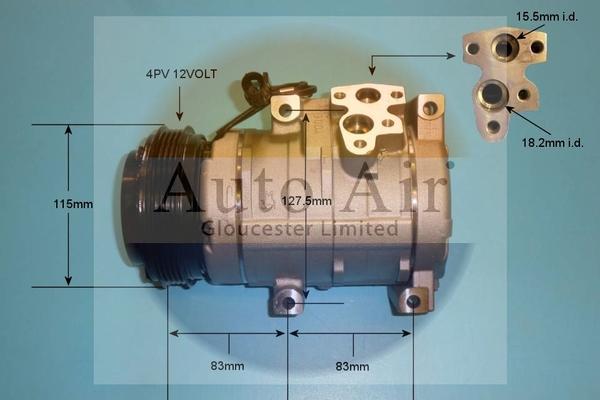 Auto Air Gloucester 14-0127P - Compressore, Climatizzatore autozon.pro