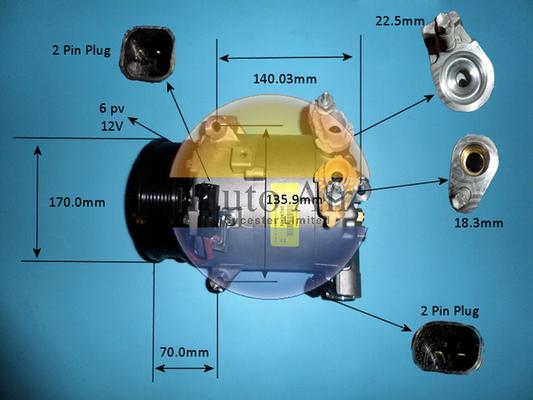 Auto Air Gloucester 14-0800 - Compressore, Climatizzatore autozon.pro