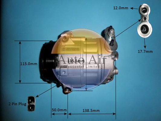 Auto Air Gloucester 14-0830P - Compressore, Climatizzatore autozon.pro