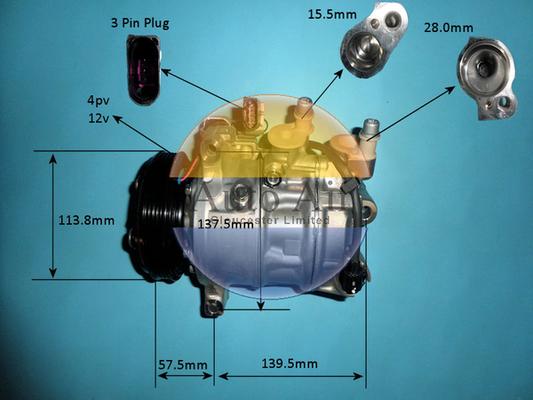 Auto Air Gloucester 14-0829 - Compressore, Climatizzatore autozon.pro