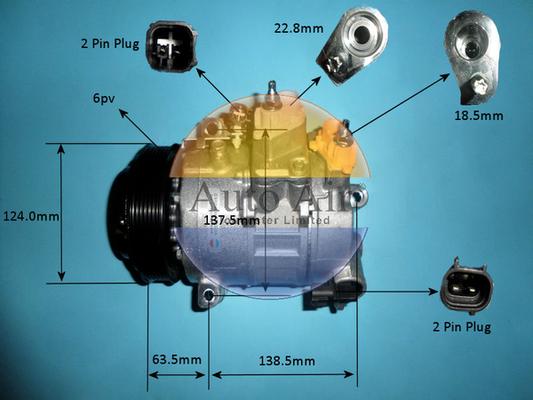 Auto Air Gloucester 14-0822P - Compressore, Climatizzatore autozon.pro