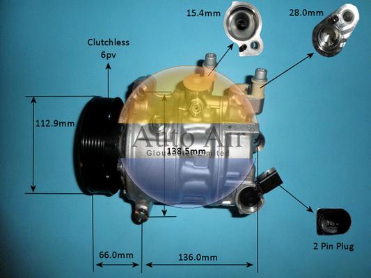 Auto Air Gloucester 14-0827 - Compressore, Climatizzatore autozon.pro