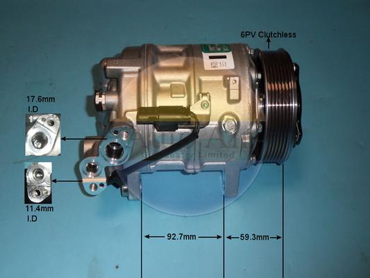 Auto Air Gloucester 14-0345 - Compressore, Climatizzatore autozon.pro