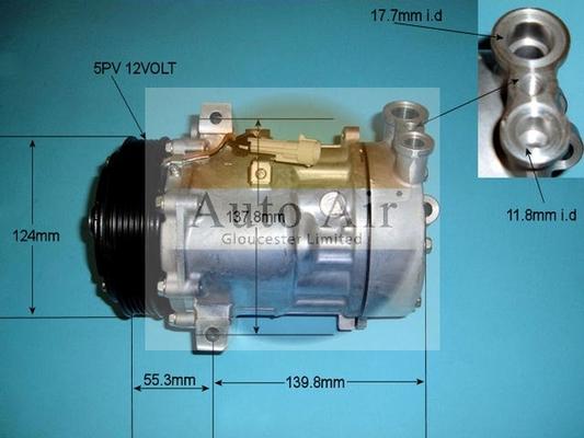 Auto Air Gloucester 14-0342 - Compressore, Climatizzatore autozon.pro