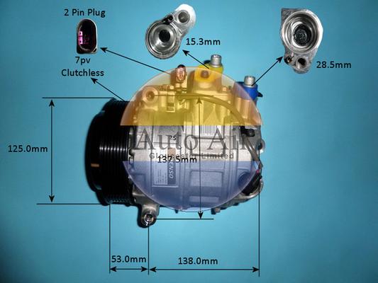 Auto Air Gloucester 14-0350 - Compressore, Climatizzatore autozon.pro