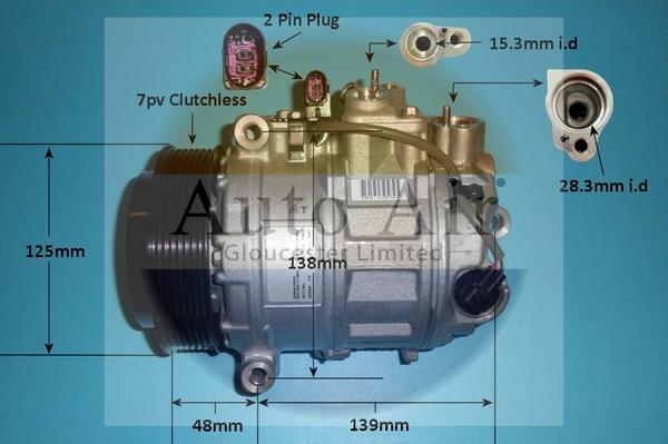 Auto Air Gloucester 140351 - Compressore, Climatizzatore autozon.pro