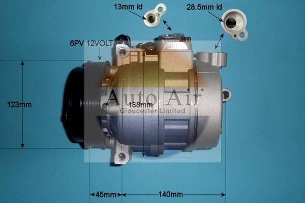 Auto Air Gloucester 14-0309P - Compressore, Climatizzatore autozon.pro