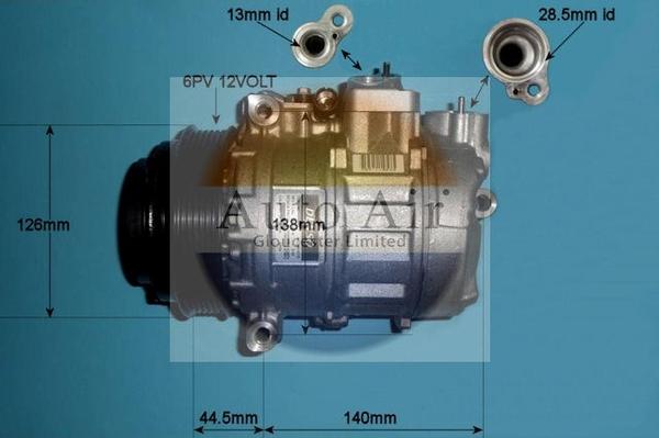 Auto Air Gloucester 14-0309 - Compressore, Climatizzatore autozon.pro