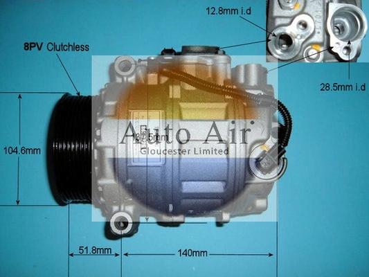 Auto Air Gloucester 14-0306R - Compressore, Climatizzatore autozon.pro