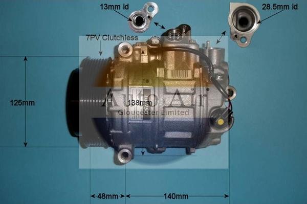 Auto Air Gloucester 14-0308 - Compressore, Climatizzatore autozon.pro