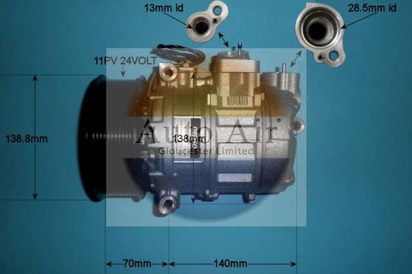 Auto Air Gloucester 14-0311 - Compressore, Climatizzatore autozon.pro