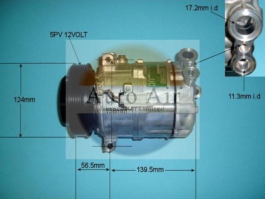 Auto Air Gloucester 14-0335 - Compressore, Climatizzatore autozon.pro