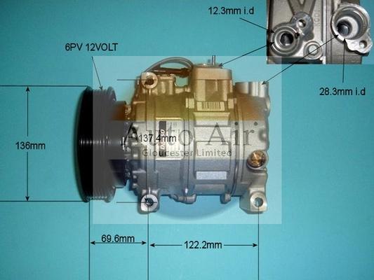 Auto Air Gloucester 14-0331 - Compressore, Climatizzatore autozon.pro