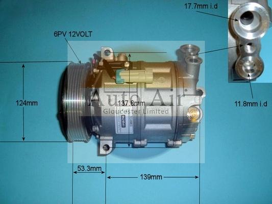 Auto Air Gloucester 14-0338R - Compressore, Climatizzatore autozon.pro