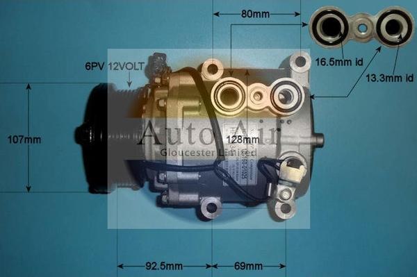 Auto Air Gloucester 14-0325P - Compressore, Climatizzatore autozon.pro