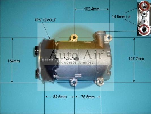 Auto Air Gloucester 14-0321 - Compressore, Climatizzatore autozon.pro