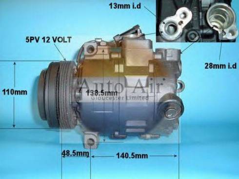 Auto Air Gloucester 14-0328R - Compressore, Climatizzatore autozon.pro