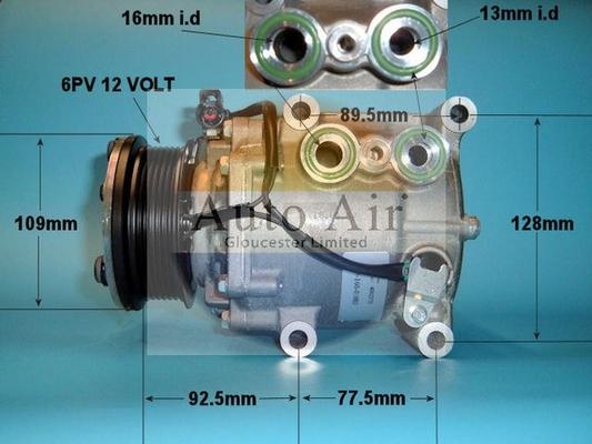 Auto Air Gloucester 14-0322 - Compressore, Climatizzatore autozon.pro