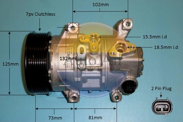 Auto Air Gloucester 14-0291 - Compressore, Climatizzatore autozon.pro