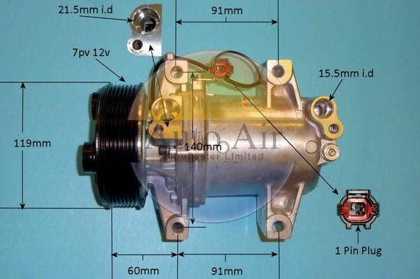 Auto Air Gloucester 14-0248P - Compressore, Climatizzatore autozon.pro