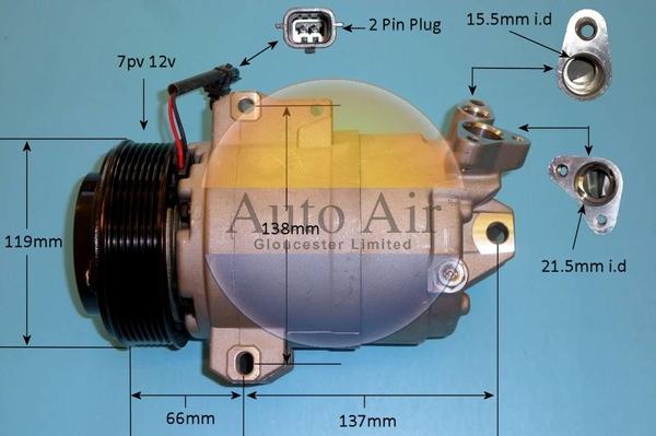 Auto Air Gloucester 14-0250P - Compressore, Climatizzatore autozon.pro