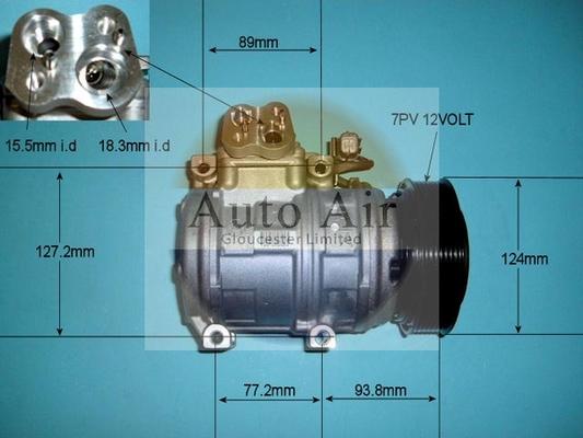 Auto Air Gloucester 14-0257 - Compressore, Climatizzatore autozon.pro