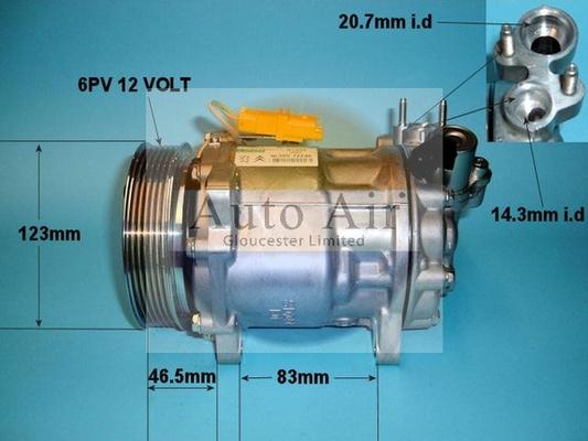 Auto Air Gloucester 14-0269 - Compressore, Climatizzatore autozon.pro