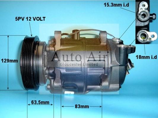 Auto Air Gloucester 14-0262R - Compressore, Climatizzatore autozon.pro