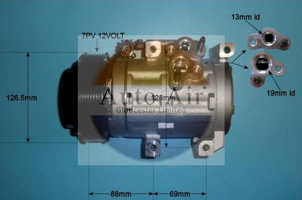 Auto Air Gloucester 14-0200 - Compressore, Climatizzatore autozon.pro