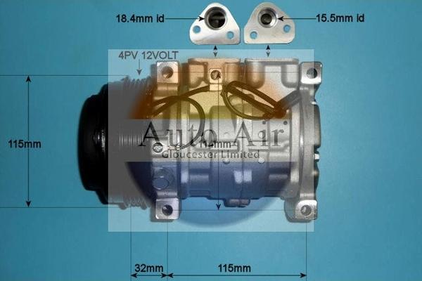 Auto Air Gloucester 14-0211P - Compressore, Climatizzatore autozon.pro