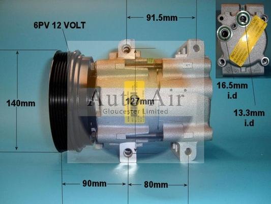 Auto Air Gloucester 14-0234 - Compressore, Climatizzatore autozon.pro