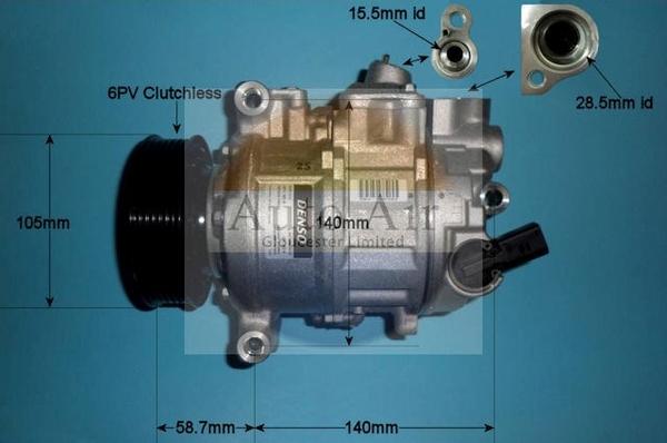 Auto Air Gloucester 14-0238 - Compressore, Climatizzatore autozon.pro