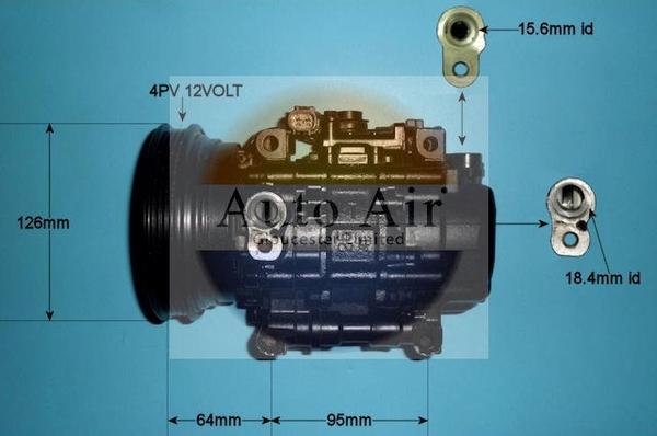 Auto Air Gloucester 14-0225R - Compressore, Climatizzatore autozon.pro