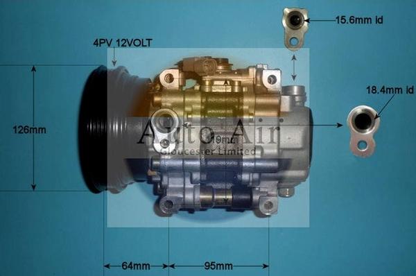 Auto Air Gloucester 14-0225 - Compressore, Climatizzatore autozon.pro