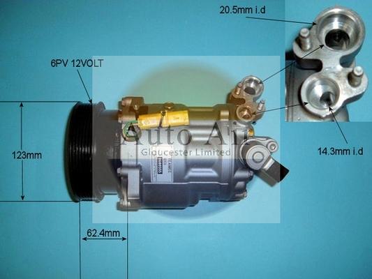 Auto Air Gloucester 14-0221R - Compressore, Climatizzatore autozon.pro