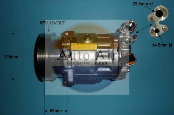 Auto Air Gloucester 14-0221 - Compressore, Climatizzatore autozon.pro