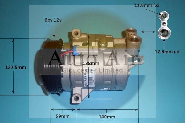 Auto Air Gloucester 14-0271 - Compressore, Climatizzatore autozon.pro