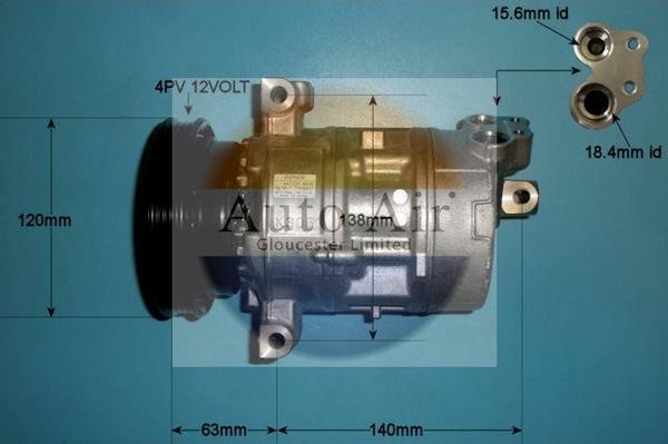 Auto Air Gloucester 14-0760 - Compressore, Climatizzatore autozon.pro