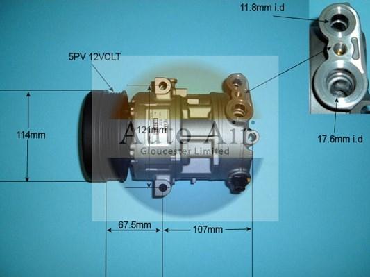 Auto Air Gloucester 14-1446R - Compressore, Climatizzatore autozon.pro