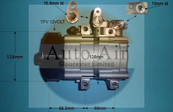 Auto Air Gloucester 14-1441p - Compressore, Climatizzatore autozon.pro