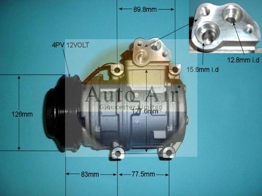 Auto Air Gloucester 14-1448 - Compressore, Climatizzatore autozon.pro